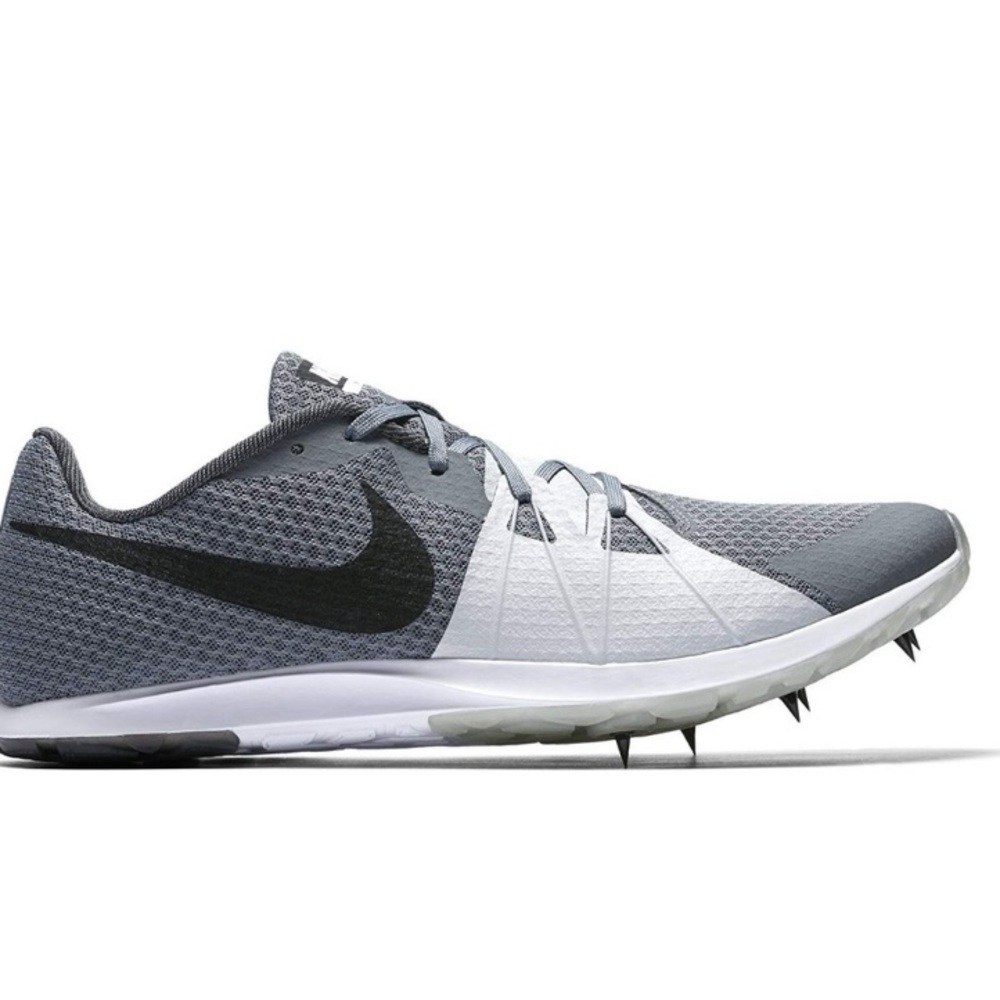 Women’s Size 7 Nike Zoom Rival XC Cool Gray/Black Pure Platinum Running Spikes
